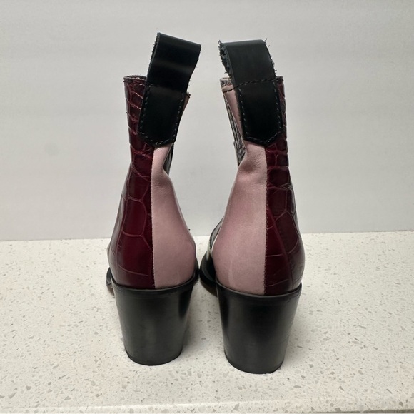 Ganni Multicolor Western Booties 39 - Picture 7 of 9